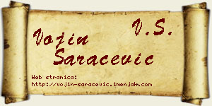 Vojin Saračević vizit kartica